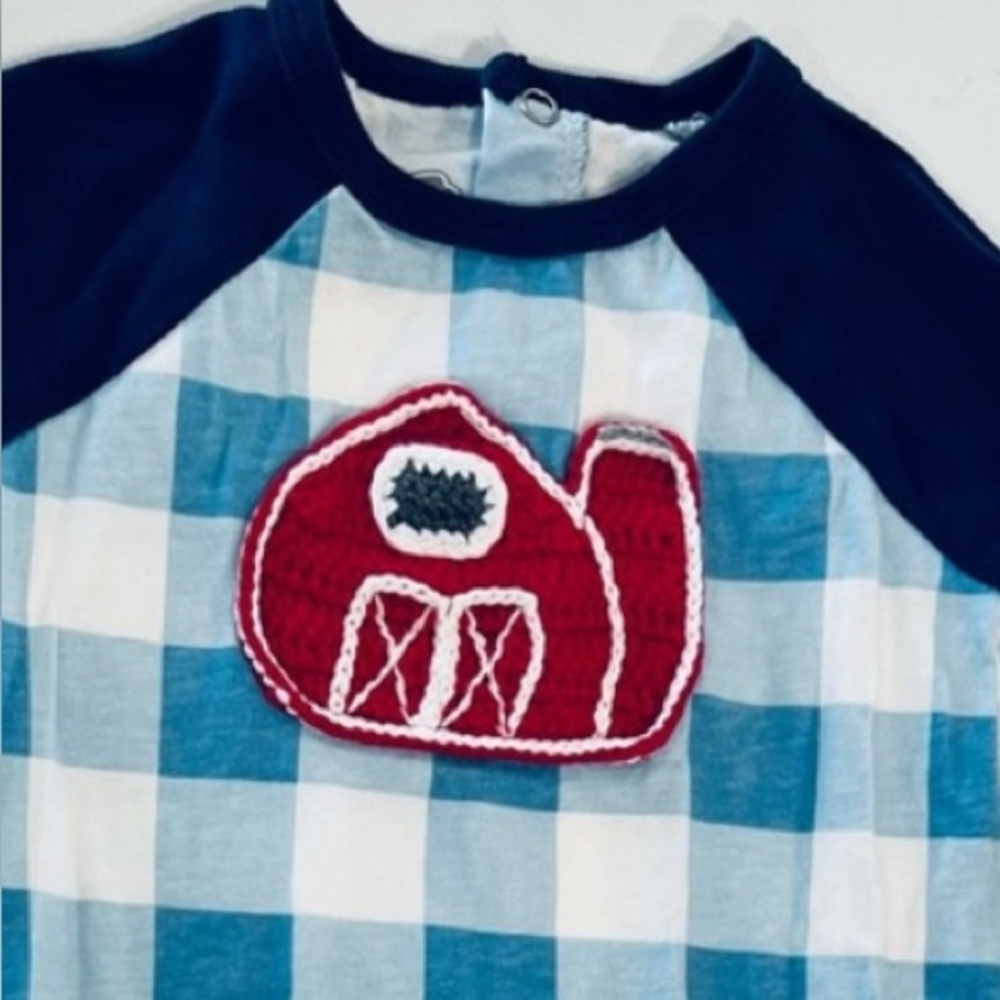 Mud Pie Newborn Crochet Barn Gown